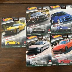 Hot Wheels premium Modern Classics complete set of 5