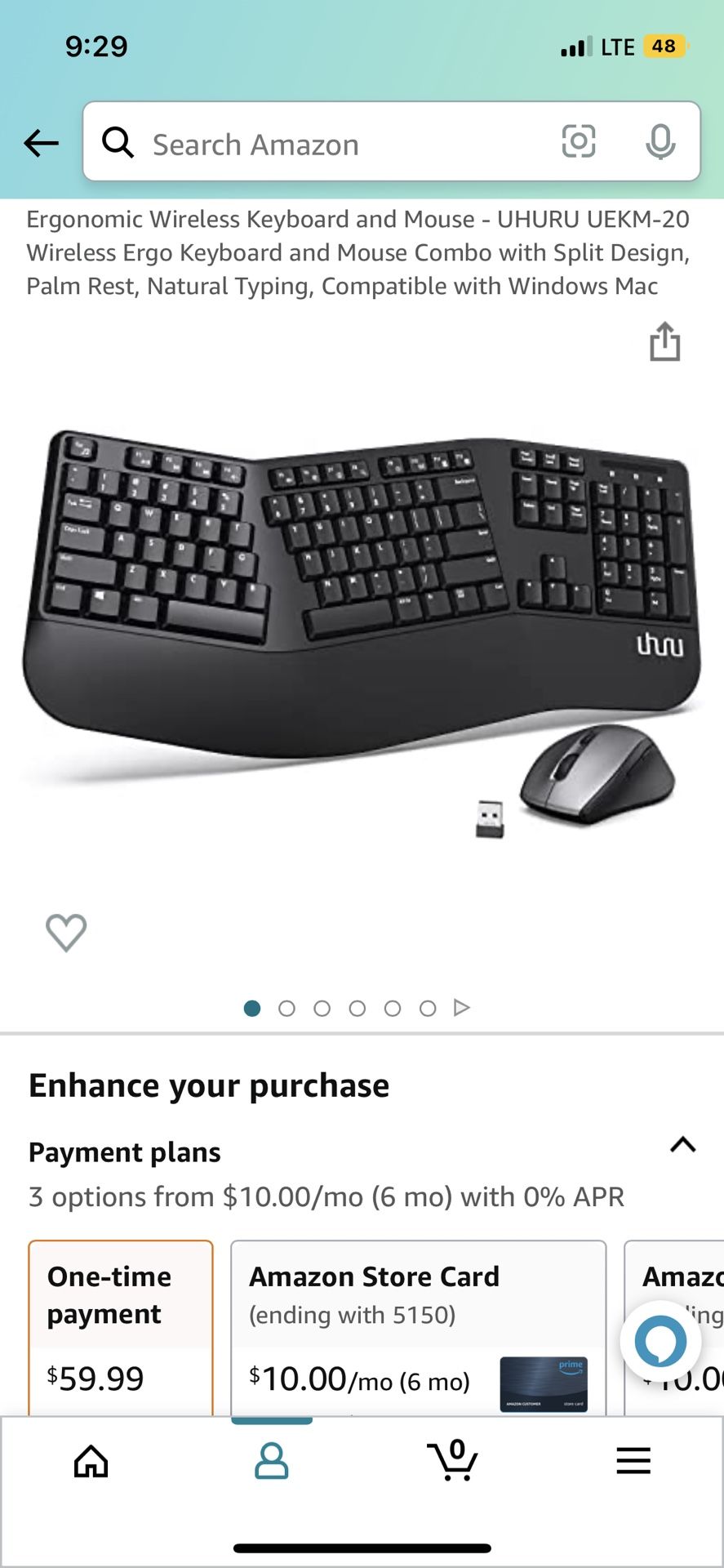 Wireless Keyboard Mouse 