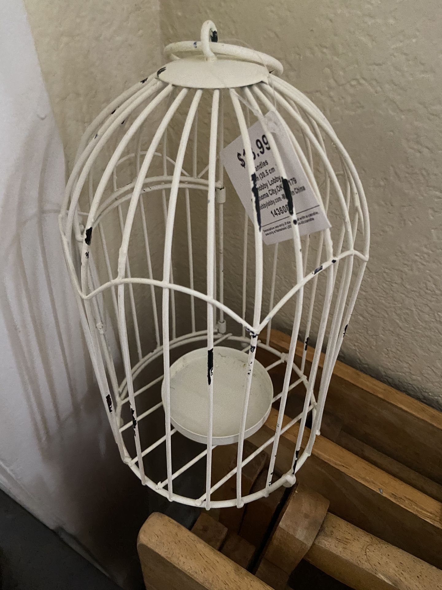 Hobby Lobby White Bird Cage Laterns