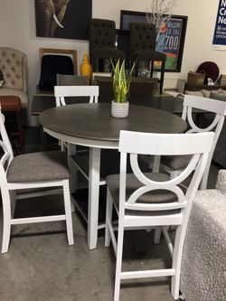 5 Piece Counter Table Set 