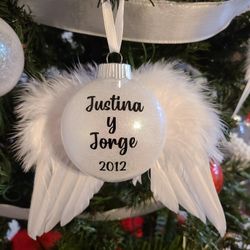 Angel Wing Christmas  Ornament