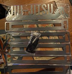 Stainless Steel Jiu Jitsu Belt Display