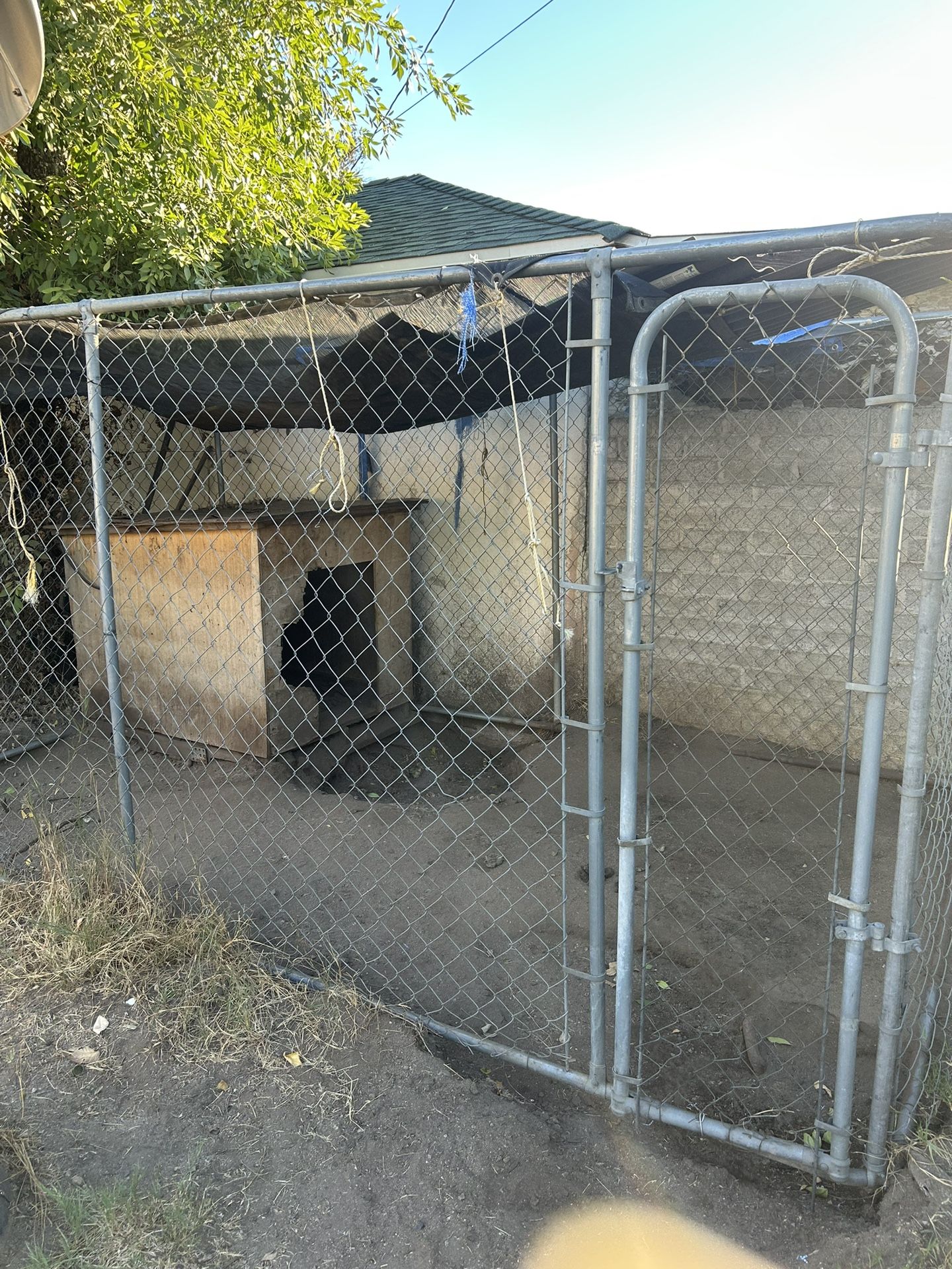 Dog Kennel Fence length 13ft x width 7.5 Ft x height 6ft you need to