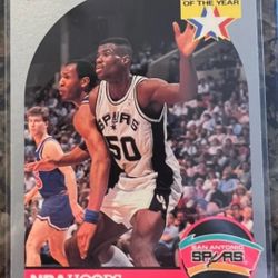 990 NBA HOOPS ROOKIE DAVID ROBINSON #270 BASKETBALL