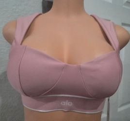 Alo Yoga Pink Sports Bra