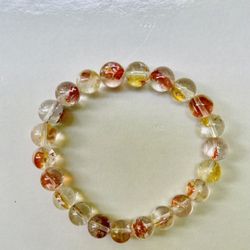 Natural Crystal Flower Bracelet 