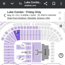 Luke Combs Tix!