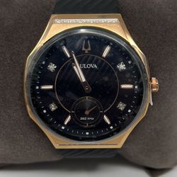 Bulova Women's CURV Rose Gold Diamond Watch