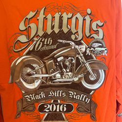 2016 Sturgis T-shirt size large black if picture that’s available
