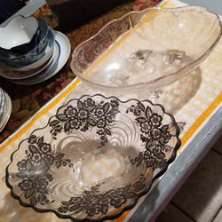 Crystal Salad Serving Dish