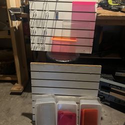 Slat walls, Slat Hooks, And Slat Shelves