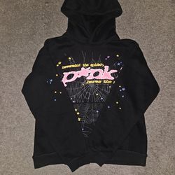 *BRAND NEW* Sp5der Hoodie P* unk Black