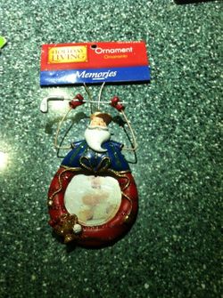 New picture frame Santa with golf club