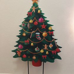 Christmas Tree Metal Yard