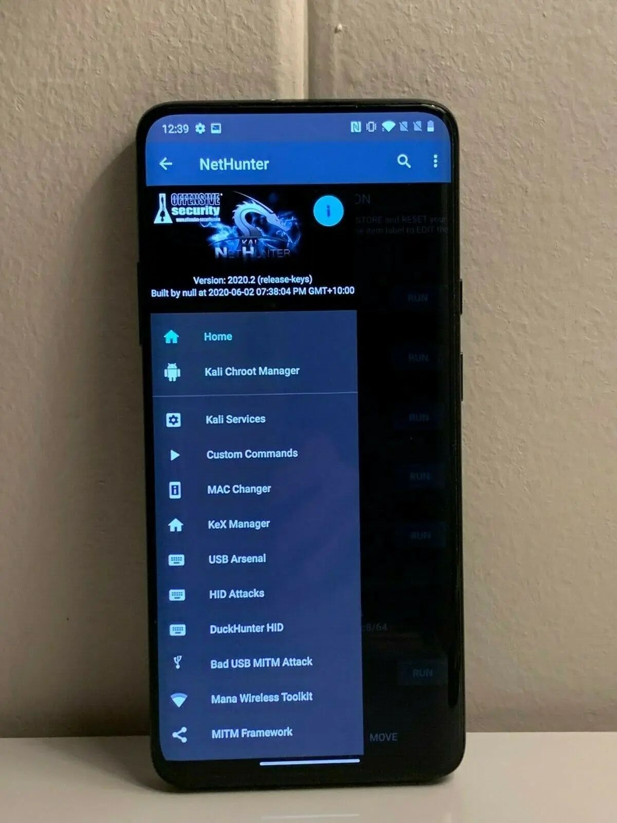 Oneplus 7t Kali Nethunter Rooted
