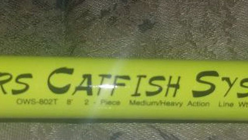 8ft 2 piece catfish casting rod