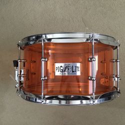 Pork Pie Pig Lite Acrylic Snare Drum