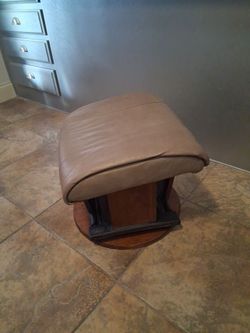 Vintage Dutailer Gliding Ottoman Footstool