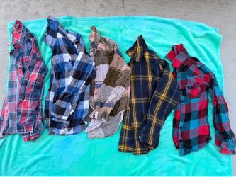 Flannels. Size medium $3