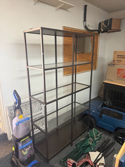 Metal and Glass shelf