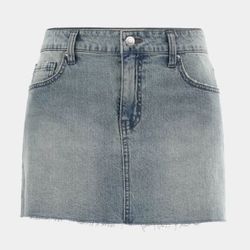Denim Mini Skirt 