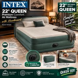 Intex 22" Model 66150S).Queen size (80 in x 60 in x 22 in /