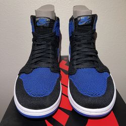 Nike Jordan 1 Flyknit Royal Sz 10.5