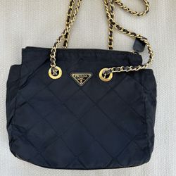 Prada Quilted Nylon Shoulder Bag