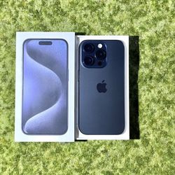 iPhone 15 Pro | 128GB | Blue Titanium | Factory Unlocked