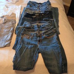 Tons Of Jeans For Sale Today Banana Republic, AE,Rewash Brand And More 