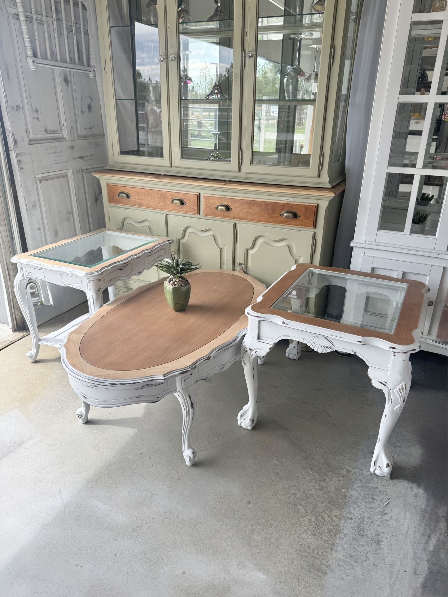 Coffee table And Pair Of Side Tables
