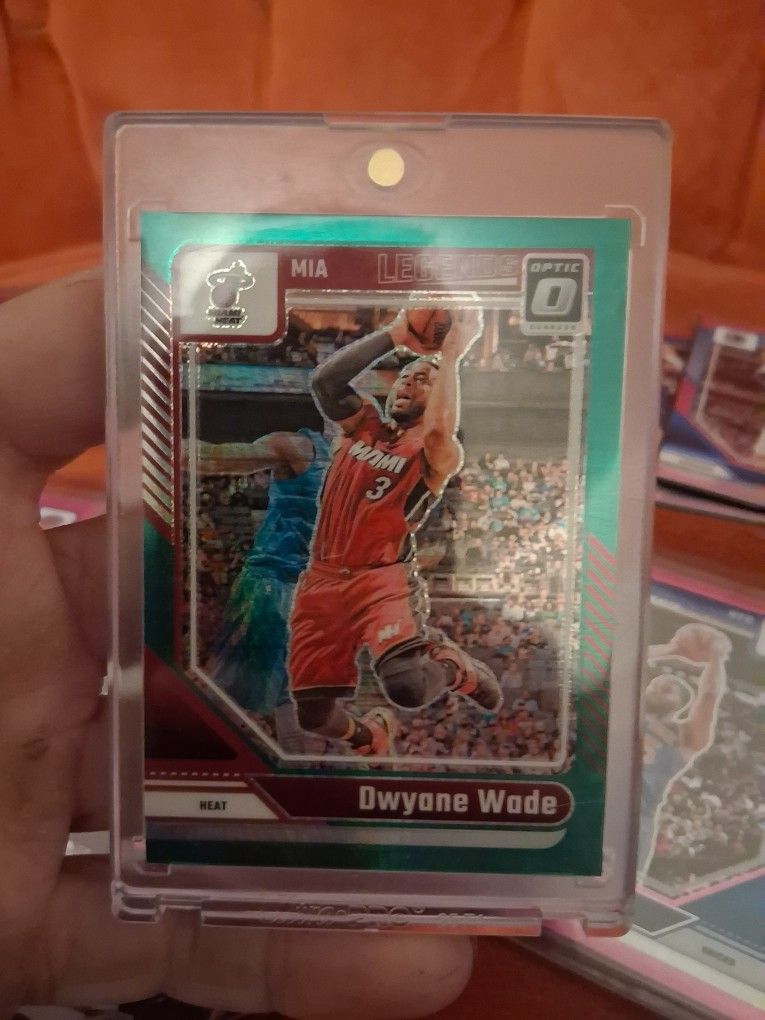 Dwayne Wade Panani Donruss Optic Green Shock
