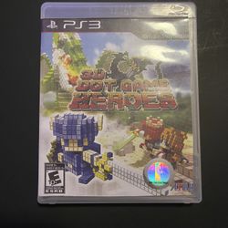 3D Dot Game Heroes (Sony PlayStation 3, 2010) PS3 TESTED Fast Shipping Atlus