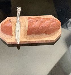 Vintage Miniature Bread Board Set