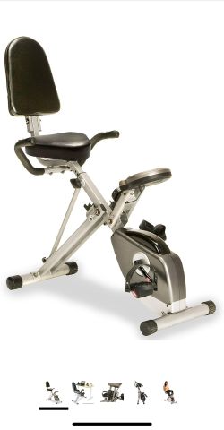 Exerpeutic 400XL Folding Recumbent Exercise Bike | Like NEW