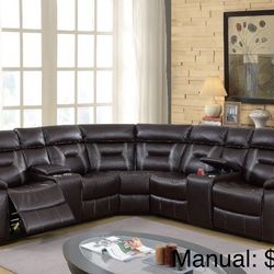 Recliner sectional