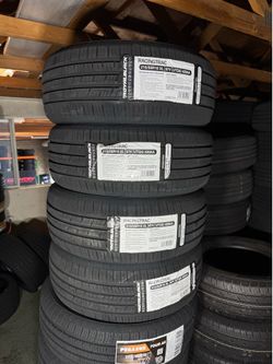 215/55R16 Royal Black 4 New Tires mounted and balanced included