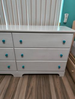 6 drawer dresser white