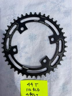Single Speed Round 1 X 44 Four Bolt chainring