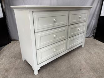 TI AMO Mist Grey 6-Drawer Double Dresser