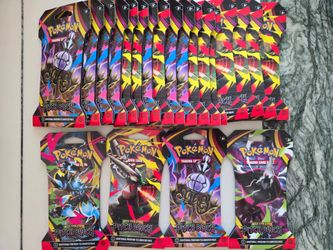 Pitch Black Sleeved Booster Packs - Pokemon Cards