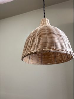 Hung vintage lamp