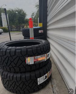Set Of 4 Nitto Ridge Grappler New LT 35x12.50x22 Nitto Ridge Grappler
