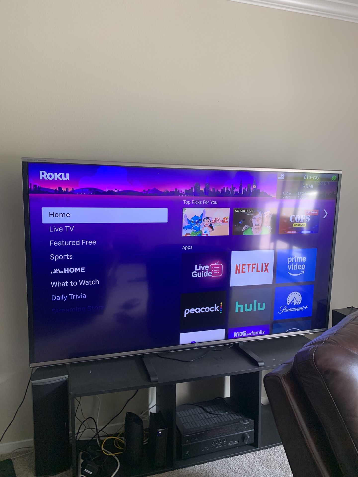 75” Sharp Smart TV Aquas Quattron 3D