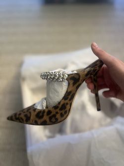Jimmy Choo Cheetah And Rhinestone Heels