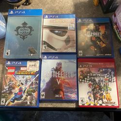 Ps4 and Ps3 games