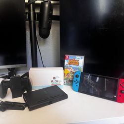 Nintendo Switch Limited Edition Animal Crossing Bundle (Game + All Accessories And Free Pro Controller)