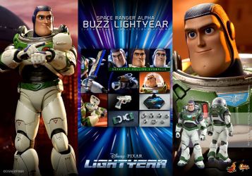 HOT TOYS BUZZ LIGHT YEAR SPACE RANGER ALPHA MMS634