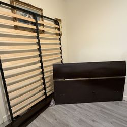 Queen Solid Wood Bed Frame 