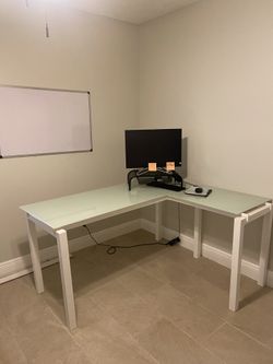 Glass Desk